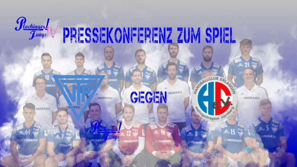 Pressekonferenz zum Spiel TV Plochingen – HC Erlangen 2