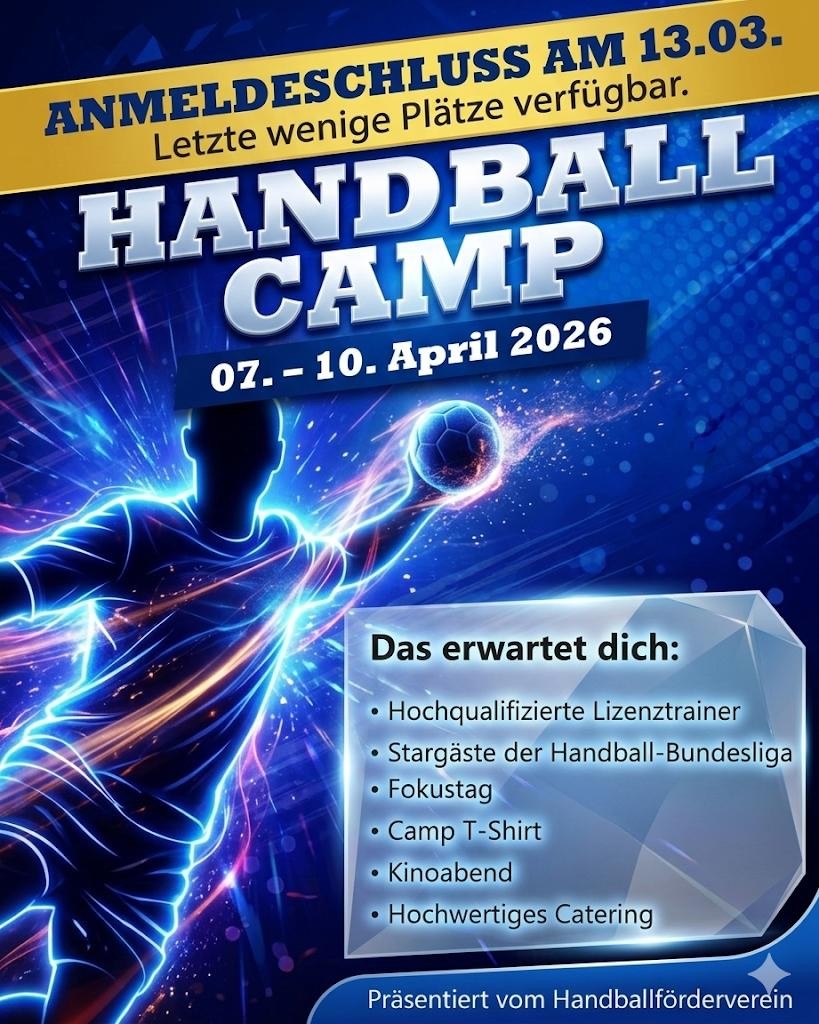 🤾‍♀ 3 Tage Handball, Action & Teamspirit!
